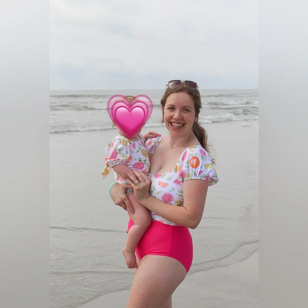 Mama &‎ Mini Citrus Tankini Set - Toddler